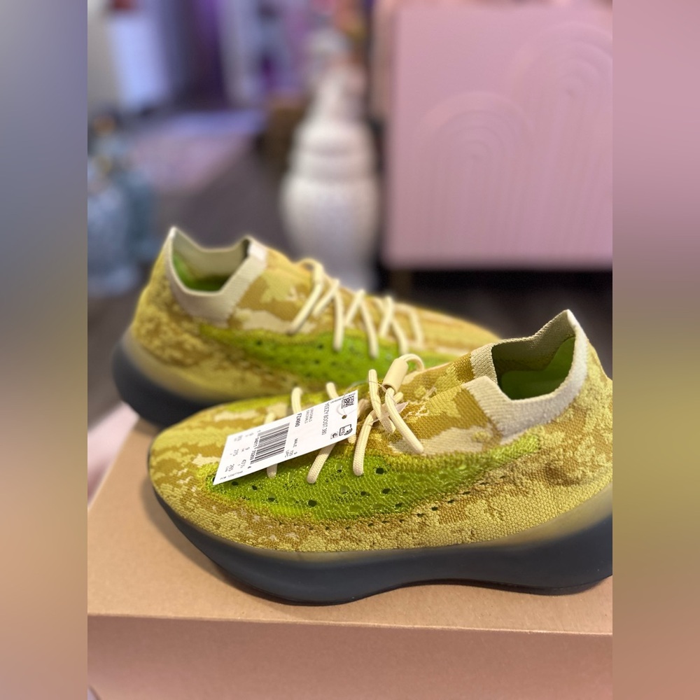 Yeezy Boost 380 in Lime and Olive